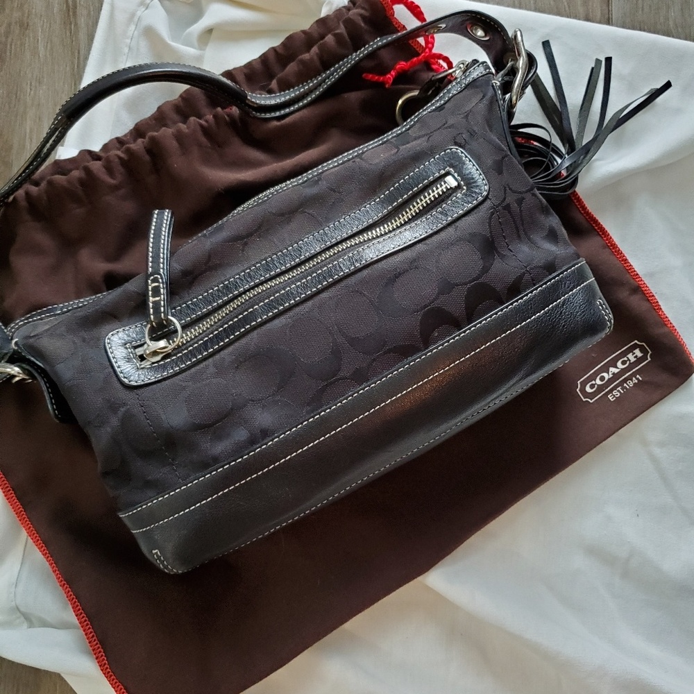 Black coach bag